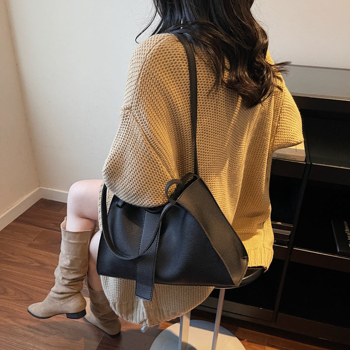 Damen modische Schultertasche aus hochwertigem Leder Nord Taschen