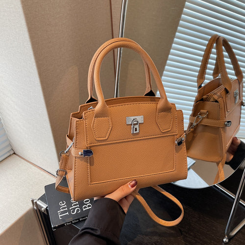 Damen elegante Handtasche mit strukturiertem Kunstleder und praktischen Trageoptionen Nord Taschen