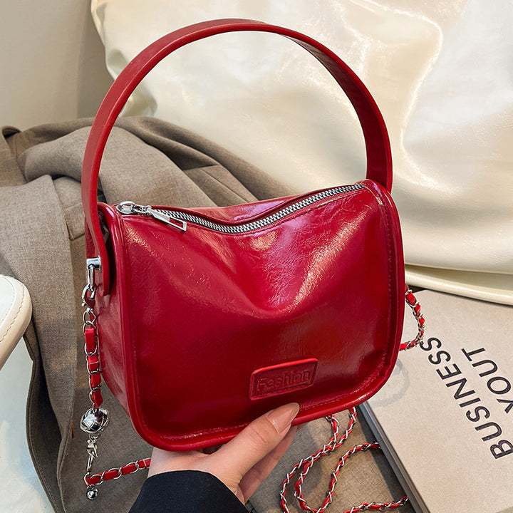 Damen elegante Umhängetasche mit Kettenakzenten Nord Taschen