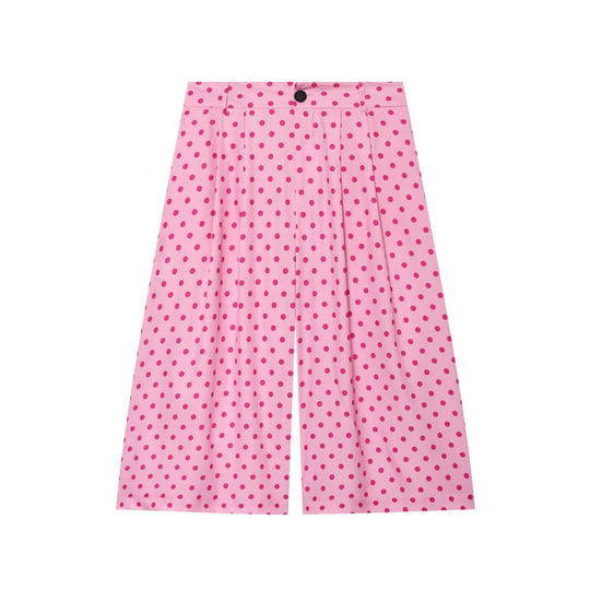 Damen Weite Culotte-Hose mit hohem Bund und soften Kellerfalten Nord Taschen