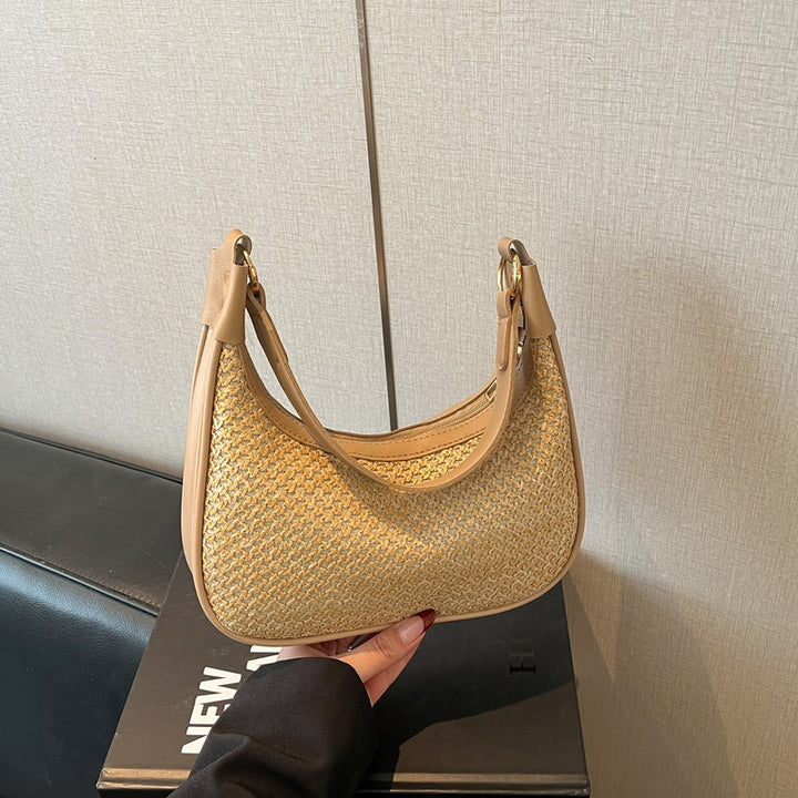 Damen Umhängetasche mit elegantem geflochtenem Design Nord Taschen