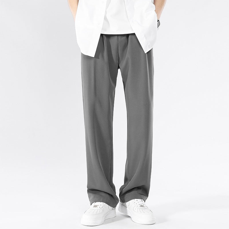 Herren Weite Palazzo‑Hose aus fließendem Viskose‑Mix mit Bundfalten & Seitentaschen Nord Taschen