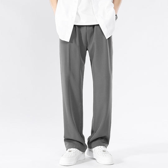 Herren Weite Palazzo‑Hose aus fließendem Viskose‑Mix mit Bundfalten & Seitentaschen Nord Taschen