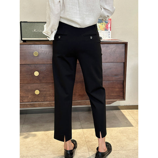 Damen elegante Culotte mit modischem Schlitz Nord Taschen