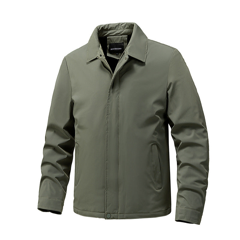 Herren Leichter wasserabweisender Stehkragen-Blouson mit Thermofutter Nord Taschen