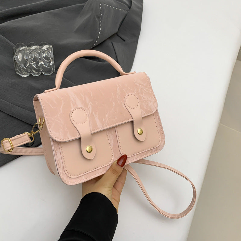 Damen elegante Umhängetasche mit zweifachem Laschenverschluss Nord Taschen