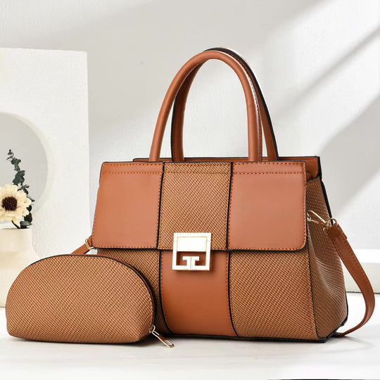 Damen elegante Handtasche mit abnehmbarer Kosmetiktasche Nord Taschen