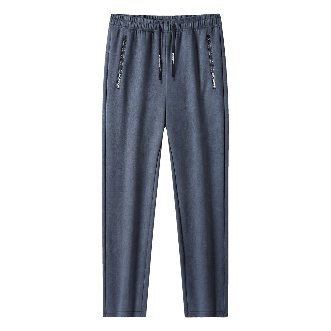Herren Slim-Fit Jogginghose mit Gummibund, Kordelzug und Reißverschlusstaschen Nord Taschen