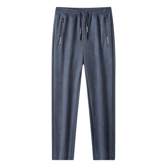 Herren Slim-Fit Jogginghose mit Gummibund, Kordelzug und Reißverschlusstaschen Nord Taschen