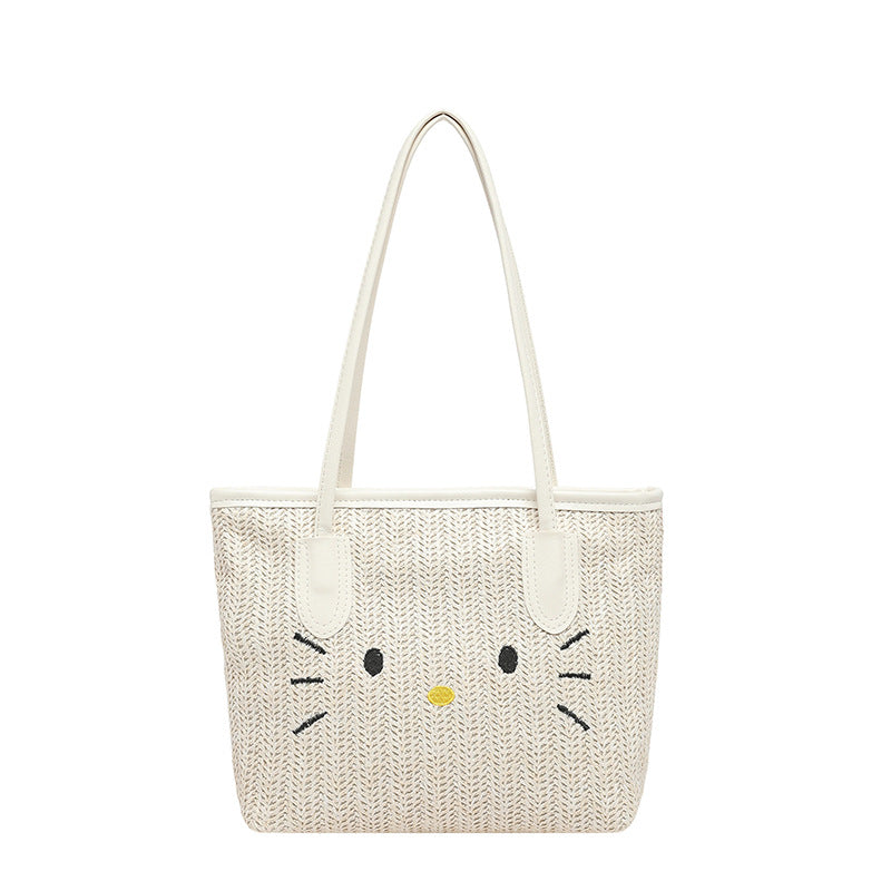 Damen kreative Handtasche mit fröhlichem Wolken-Anhänger Nord Taschen