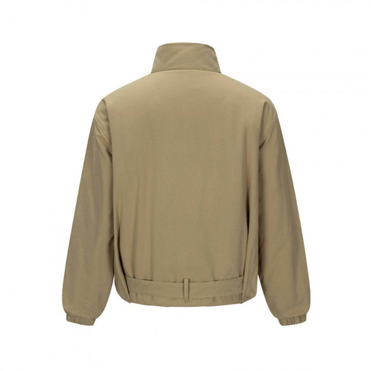 Herren Kurze technische Blousonjacke mit hohem Stehkragen, Taillengürtel und elastischen Bündchen Nord Taschen