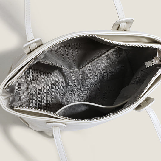Damen geometrische Shopper-Tasche mit modernem Faltendesign Nord Taschen