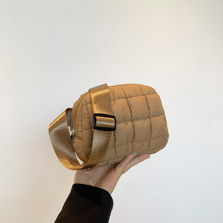 Damen praktische Umhängetasche mit gestepptem Design Nord Taschen