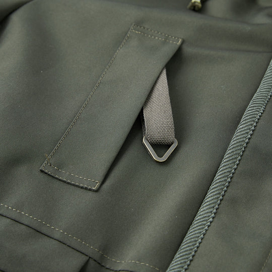 Herren wattierte Parka-Jacke mit Teddyfutter, Kapuze und multifunktionalen Taschen Nord Taschen
