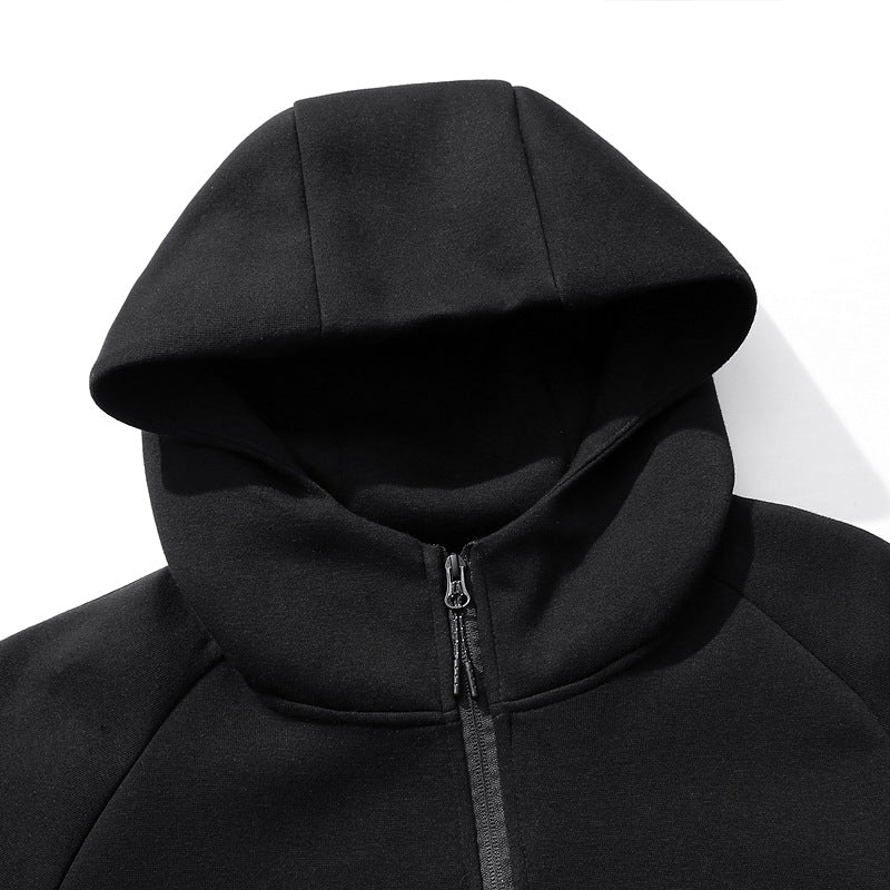 Herren Sportliche Kapuzenjacke mit praktischen Reißverschlusstaschen Nord Taschen