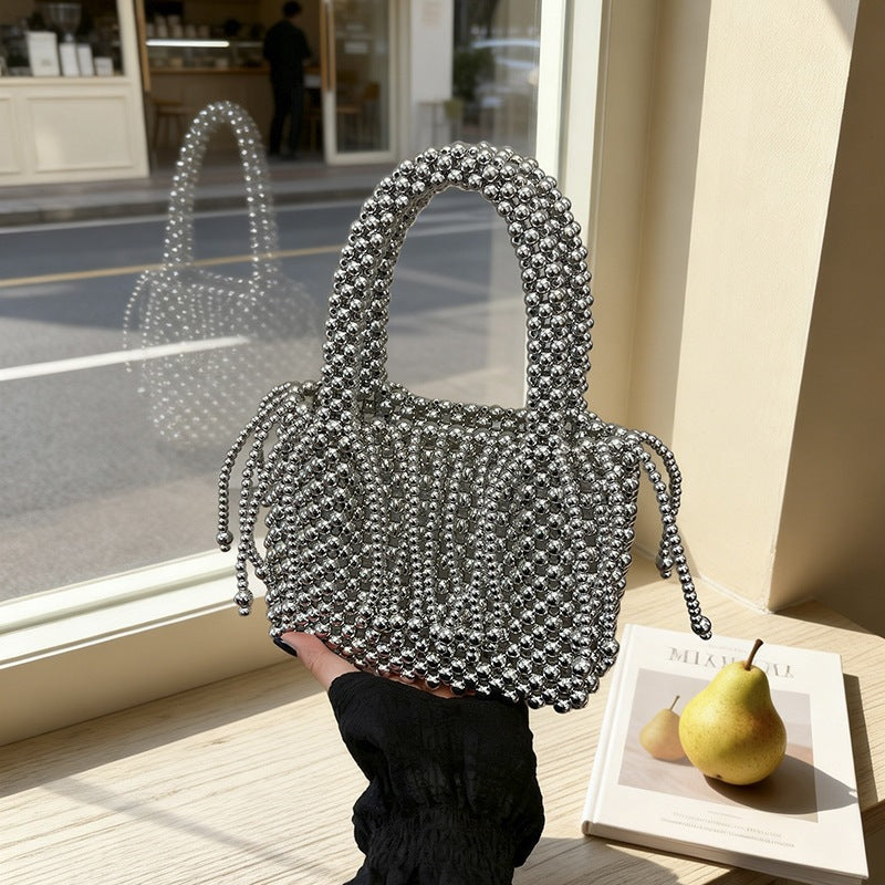 Damen Handtasche im charmanten Perlen-Design Nord Taschen
