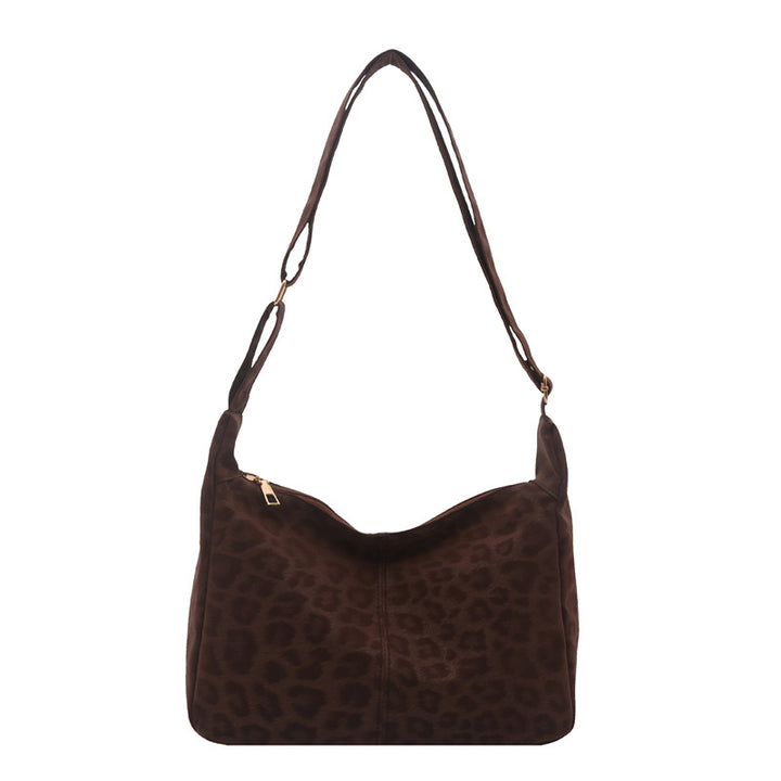 Damen Umhängetasche mit eleganter Leopardenstruktur Nord Taschen