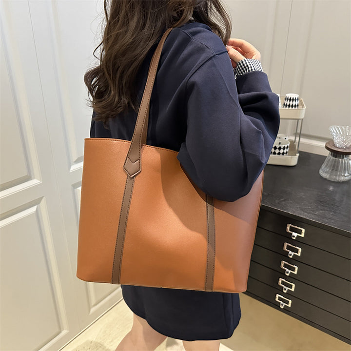 Damen Tote-Tasche aus hochwertigem Kunstleder mit geräumigen Innenfächern Nord Taschen