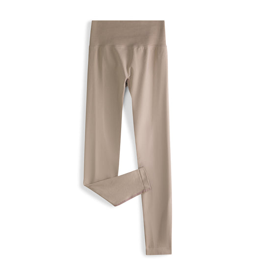 Damen Nahtlose High-Waist Leggings mit breitem Komfortbund Nord Taschen