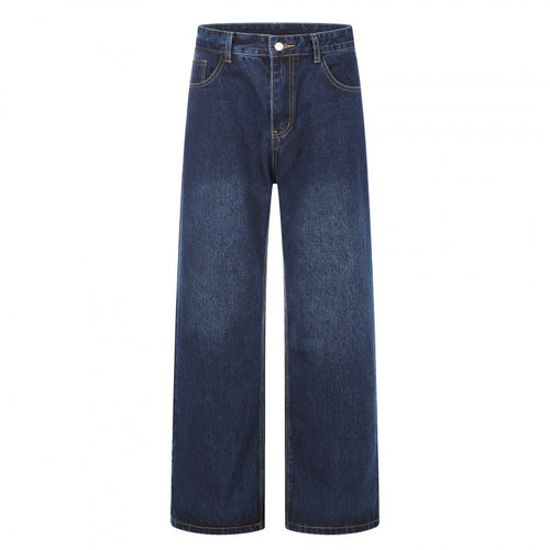 Damen High‑Waist Jeans mit weitem Bein, Fünf‑Taschen und lockerem Schnitt Nord Taschen