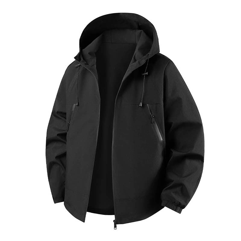 Herren Leichte Outdoorjacke mit verstellbarer Kapuze Nord Taschen