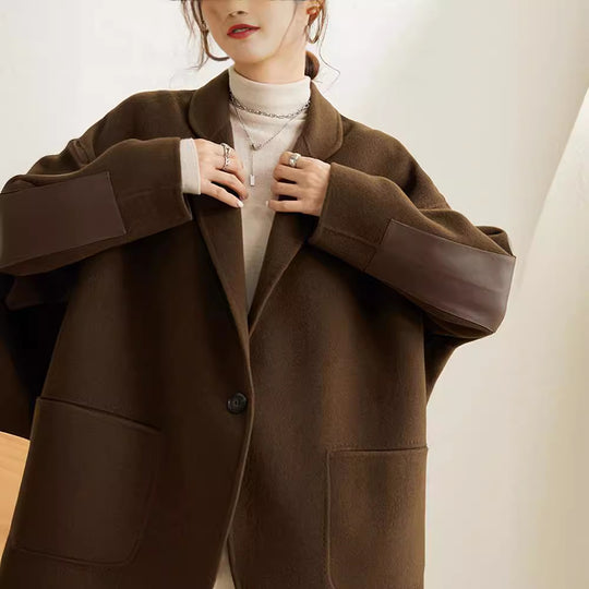 Damen Moderner Oversized Blazer Nord Taschen