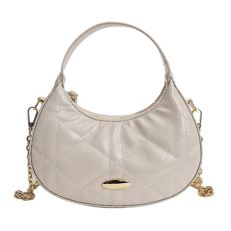 Damen elegante Hobo-Tasche mit hochwertiger Steppung Nord Taschen