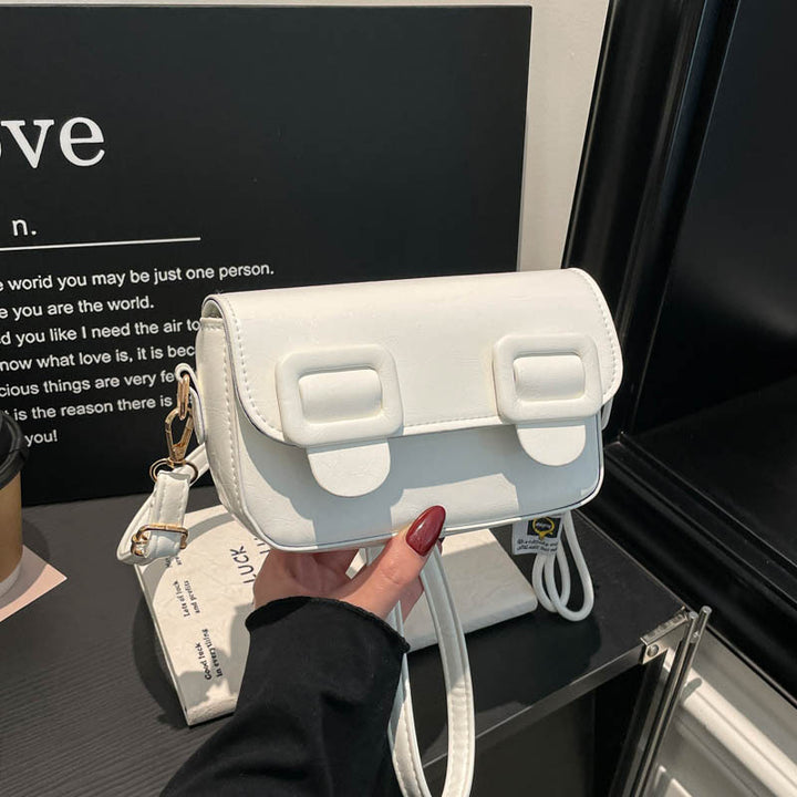 Damen Umhängetasche mit kreativem Verschluss Nord Taschen