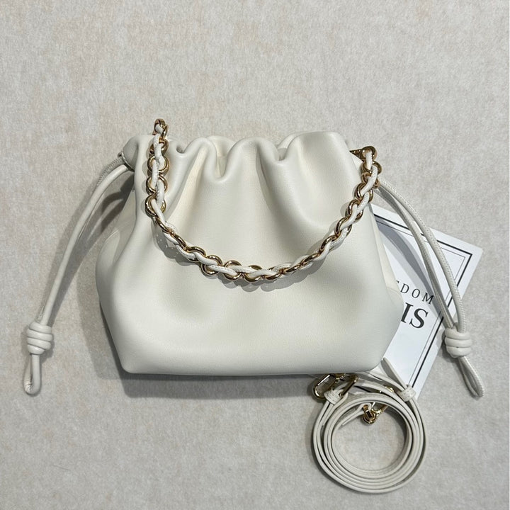 Damen modische Beuteltasche mit künstlerischem Kettenhenkel Nord Taschen