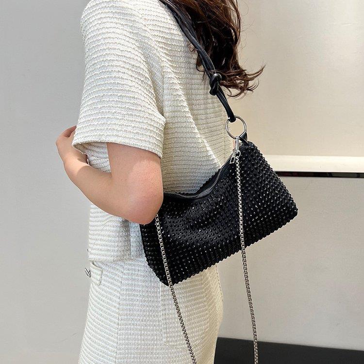 Damen Glamouröse Handtasche mit funkelnder Strassverzierung Nord Taschen