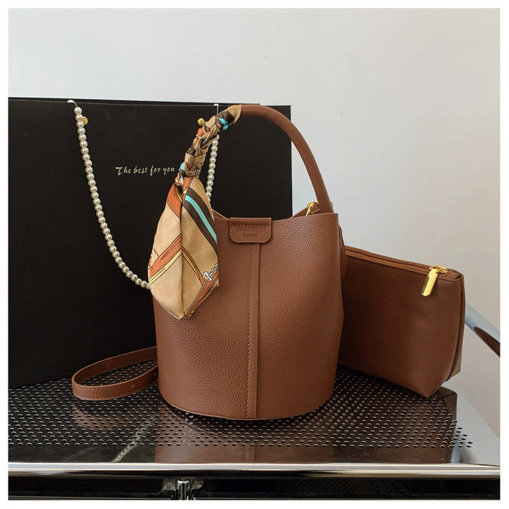 Damen Handtasche mit abnehmbarem Schal Nord Taschen
