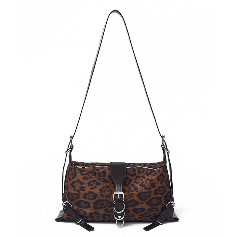 Damen modische Umhängetasche im eleganten Leopardenmotiv Nord Taschen