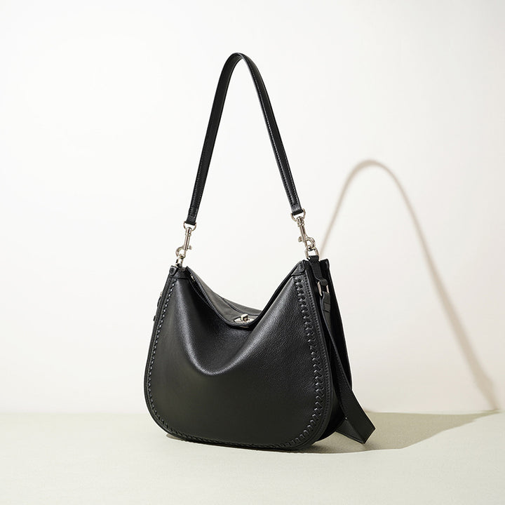 Damen Hobo-Tasche mit verspieltem Flechtmuster Nord Taschen