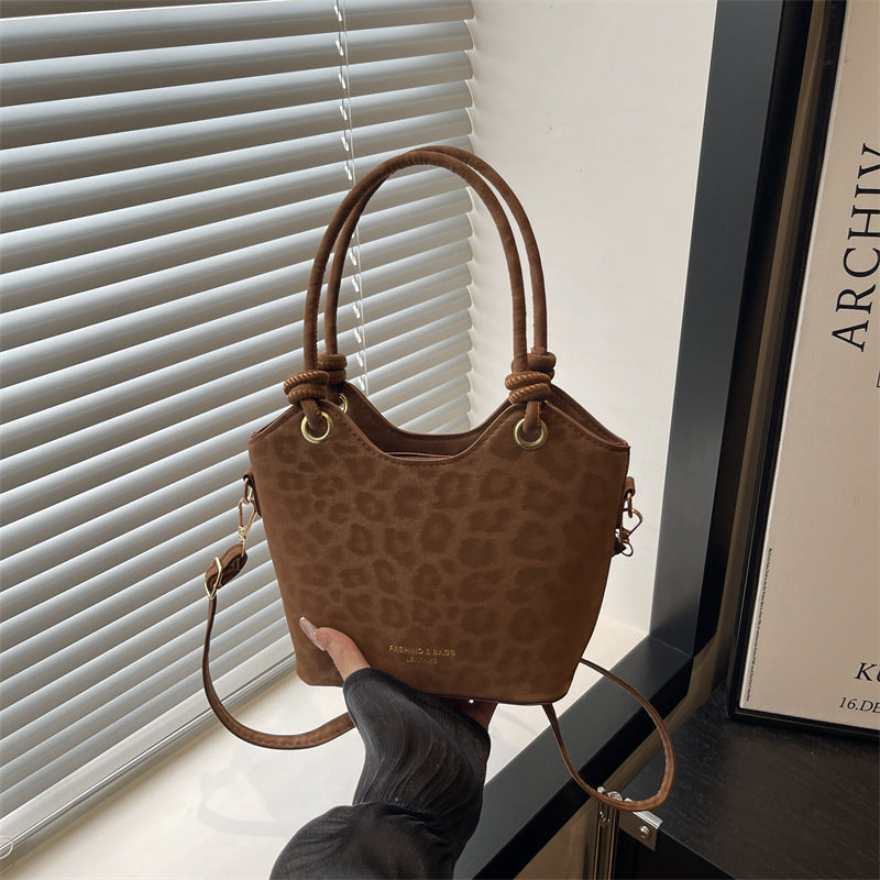 Damen modische Umhängetasche mit Leopardmuster Nord Taschen
