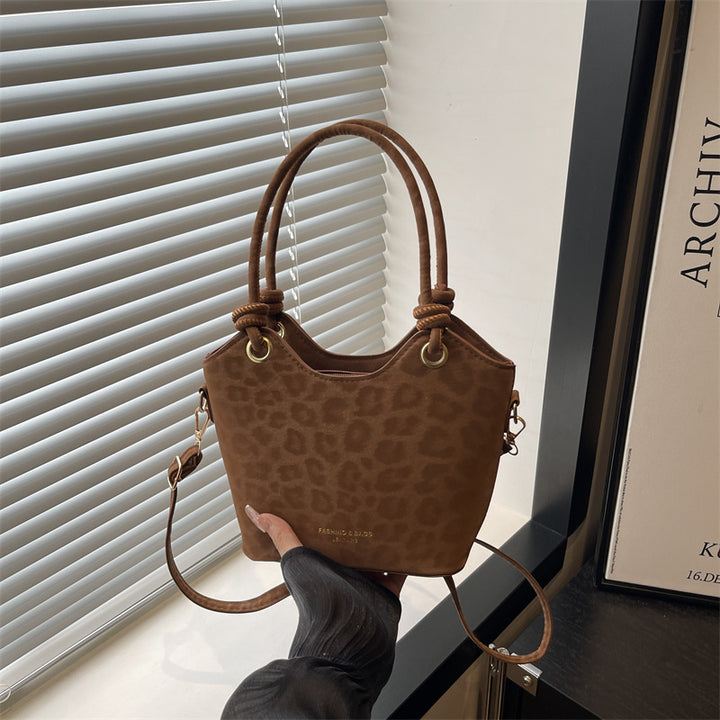 Damen modische Umhängetasche mit Leopardmuster Nord Taschen