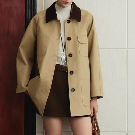 Damen Modische Jacke mit klassischem Schnitt Nord Taschen