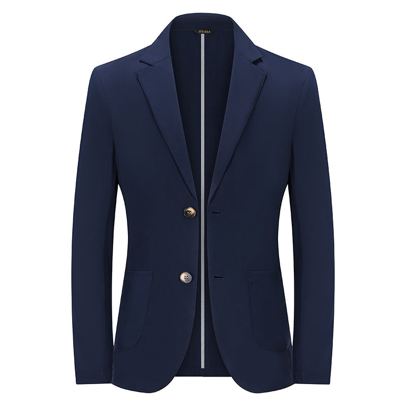 Herren Modernes Slim-Fit Sakko mit schmalem Revers und aufgesetzten Taschen Nord Taschen