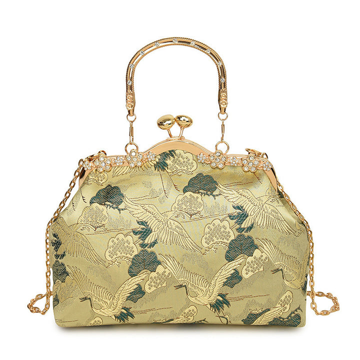 Damen elegante Handtasche mit aufwendigem Vogel-Design Nord Taschen