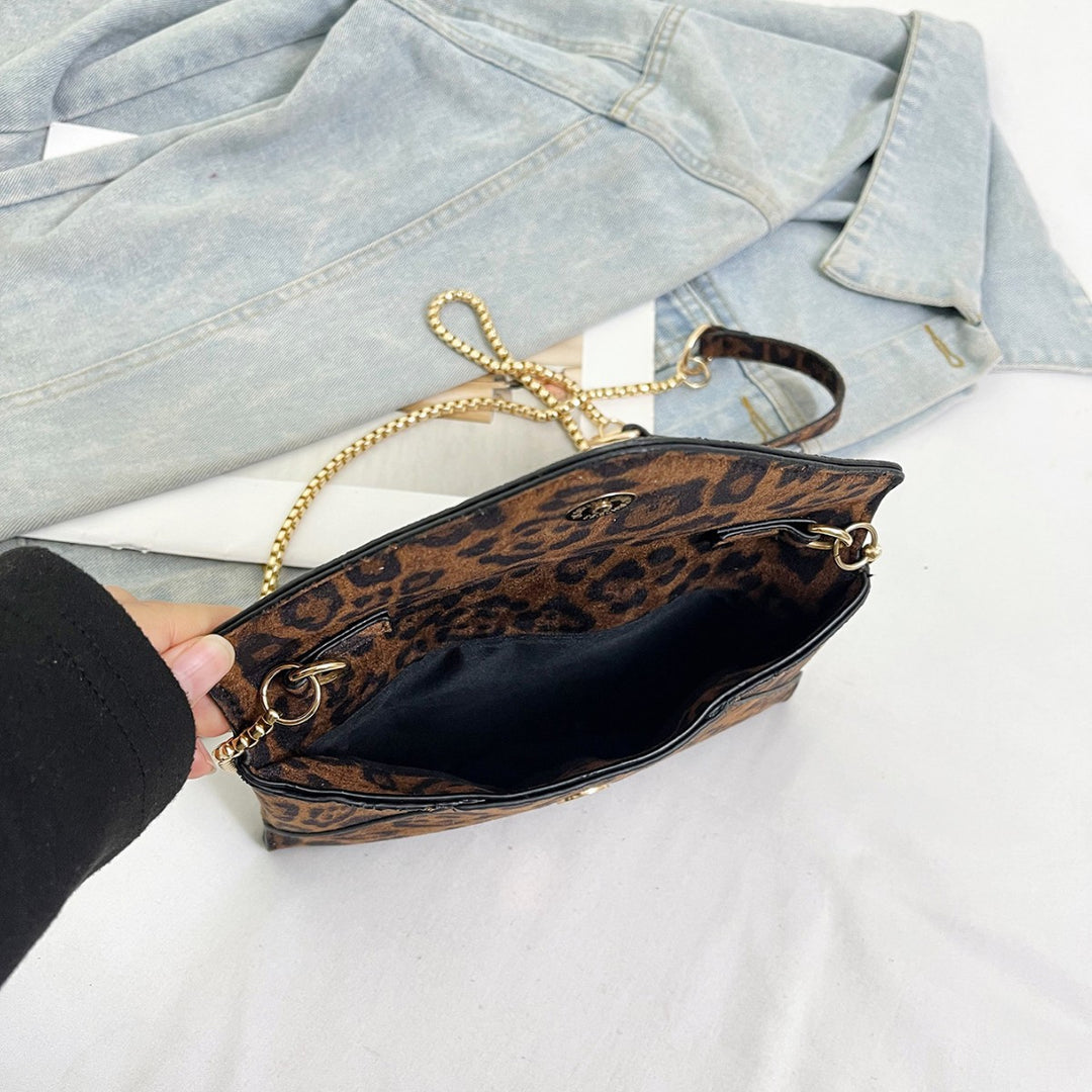 Damen Clutch mit Leopardenmuster Nord Taschen