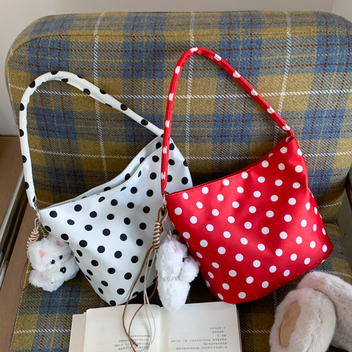 Damen Umhängetasche mit punktiertem Design Nord Taschen