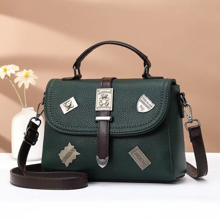 Damen Handtasche mit einzigartigen Badges Nord Taschen