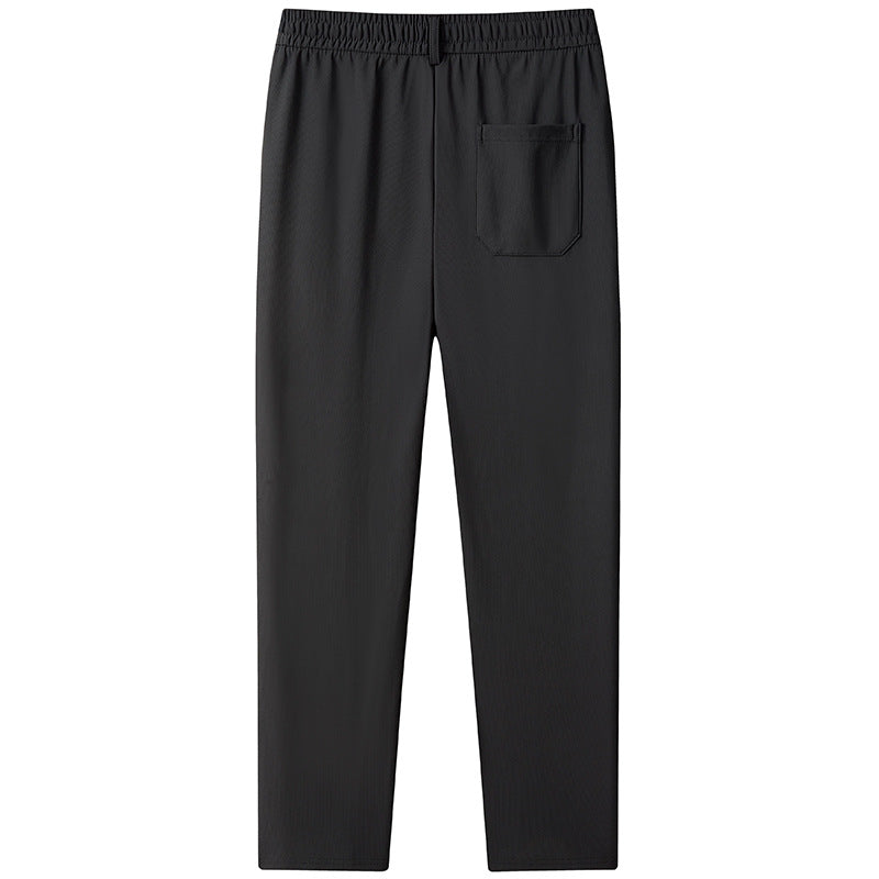 Herren Performance-Jogginghose im Straight-Fit mit elastischem Tunnelzugbund und verdeckter Reißverschlusstasche Nord Taschen