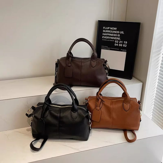 Damen Handtasche mit eleganter strukturiertem Obermaterial und abnehmbarem Schulterriemen Nord Taschen