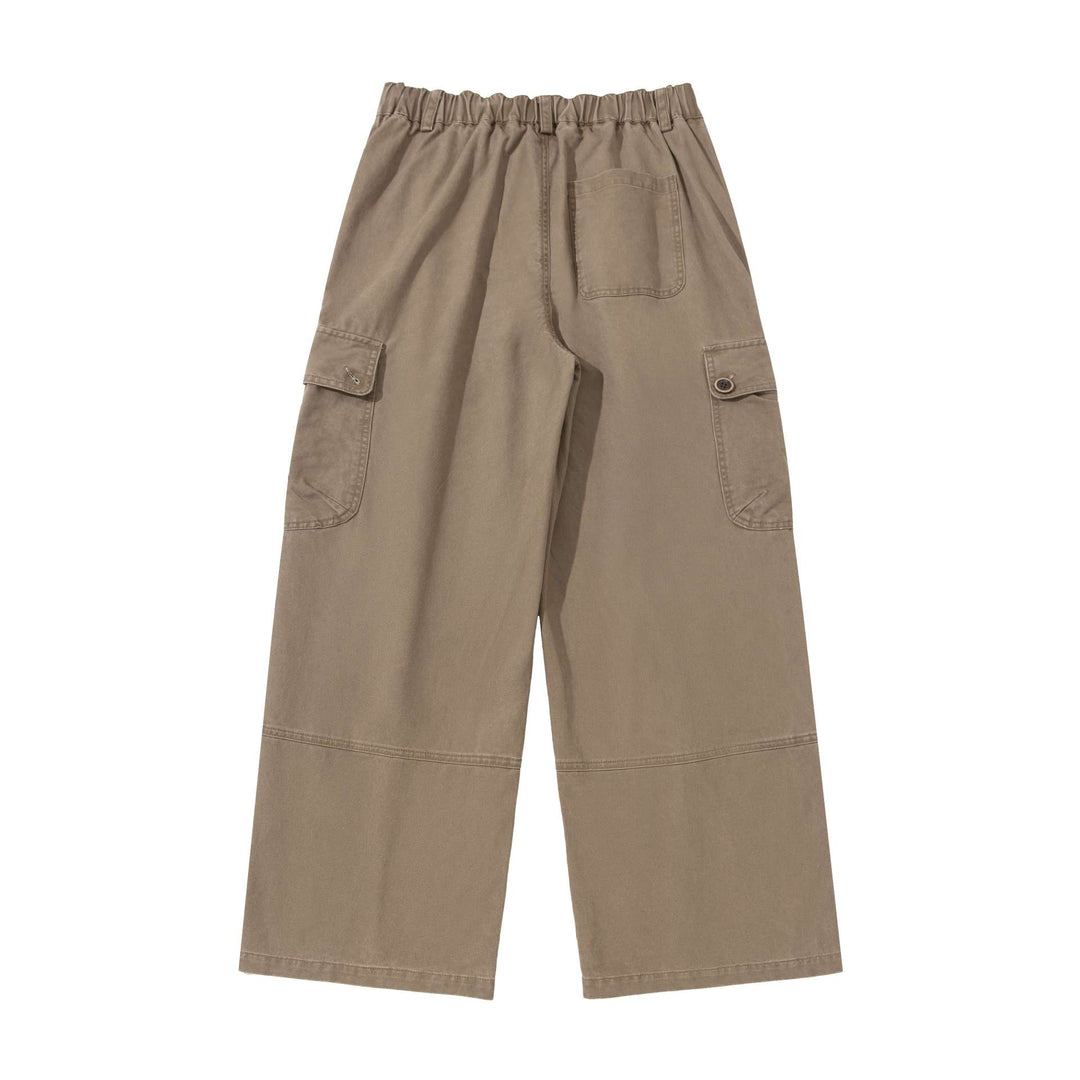 Damen hochgeschnittene Cargo‑Hose mit weitem Bein und Klappentaschen Nord Taschen