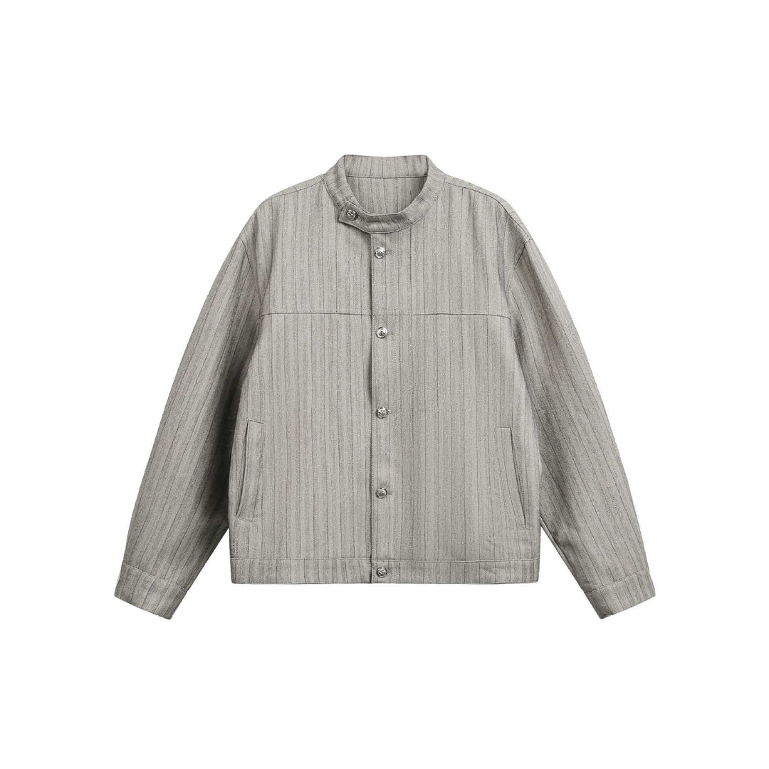 Unisex Oversize-Blouson im Workwear‑Stil mit Stehkragen und Knopfleiste Nord Taschen