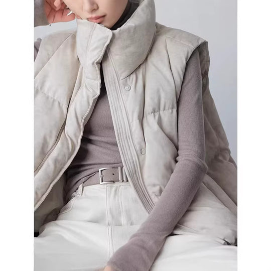 Damen Stylische gesteppte Weste Nord Taschen