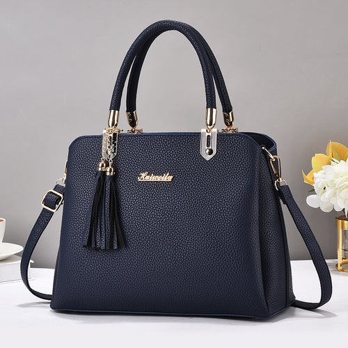 Damen hochwertige Handtasche im ansprechenden strukturierenden Design Nord Taschen
