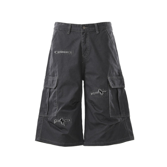 Herren Modische Cargo-Shorts mit weitem Schnitt und praktischen Taschen Nord Taschen