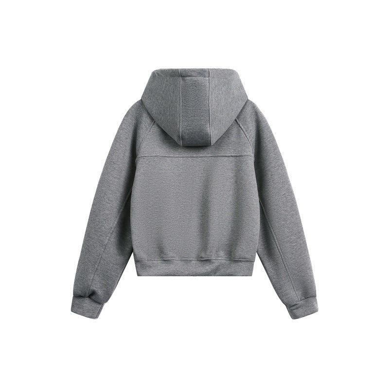 Unisex Kapuzen-Sweatjacke mit Zwei-Wege-Reißverschluss und Boxy-Schnitt Nord Taschen