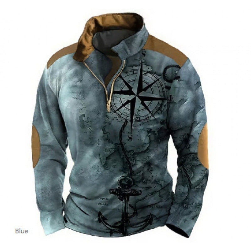 Herren attraktiver Freizeitpullover Nord Taschen